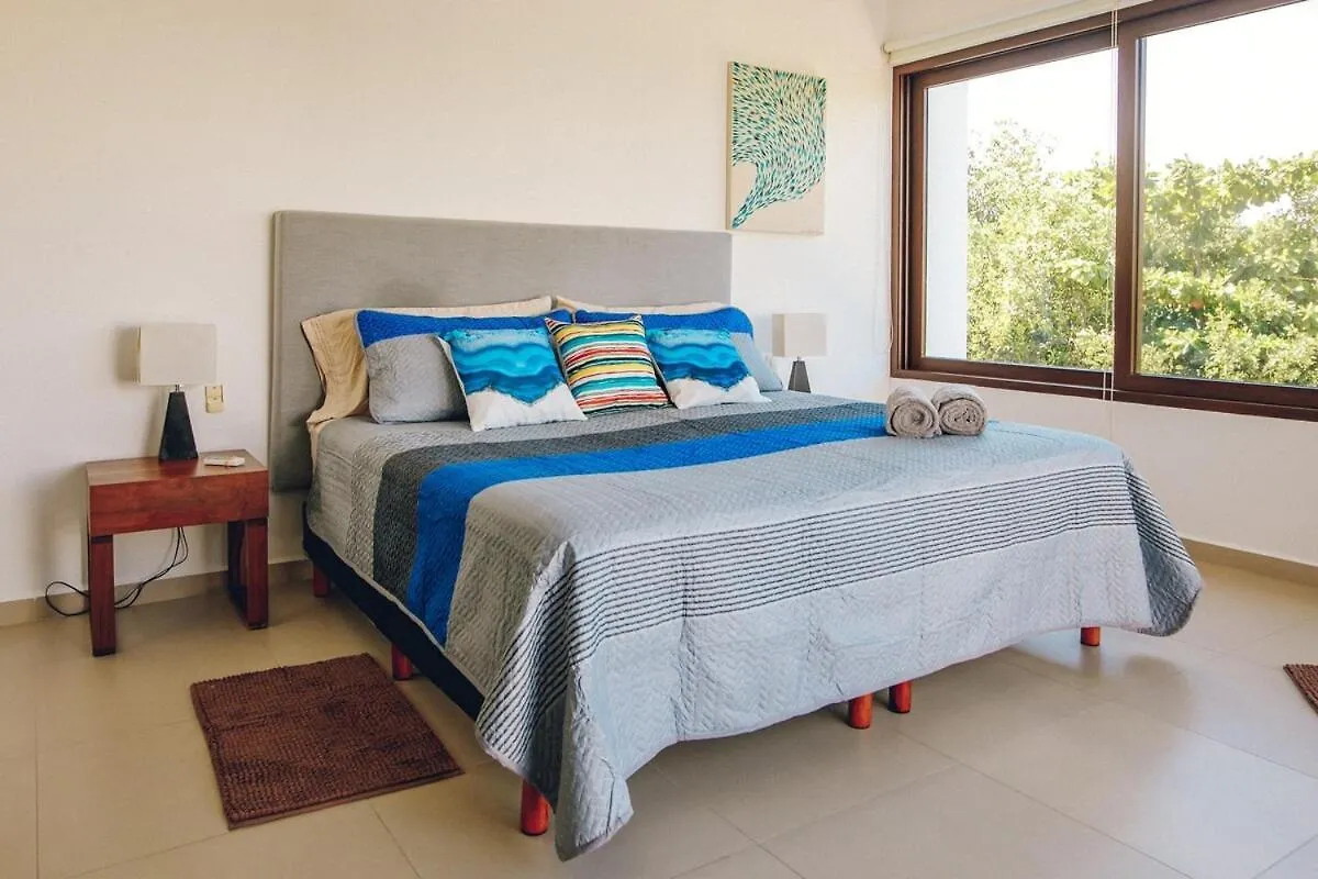 Serene Jungle Villa -Steps From The Ocean Akumal Lejlighed